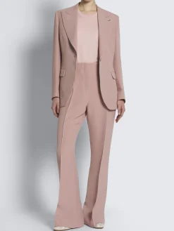 Dusty pink silk Flavia jacket