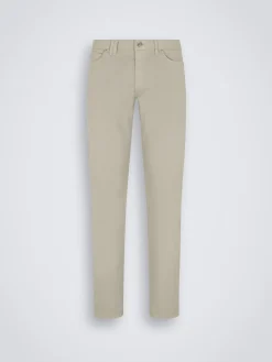 Essential beige organic stretch cotton Meribel jeans