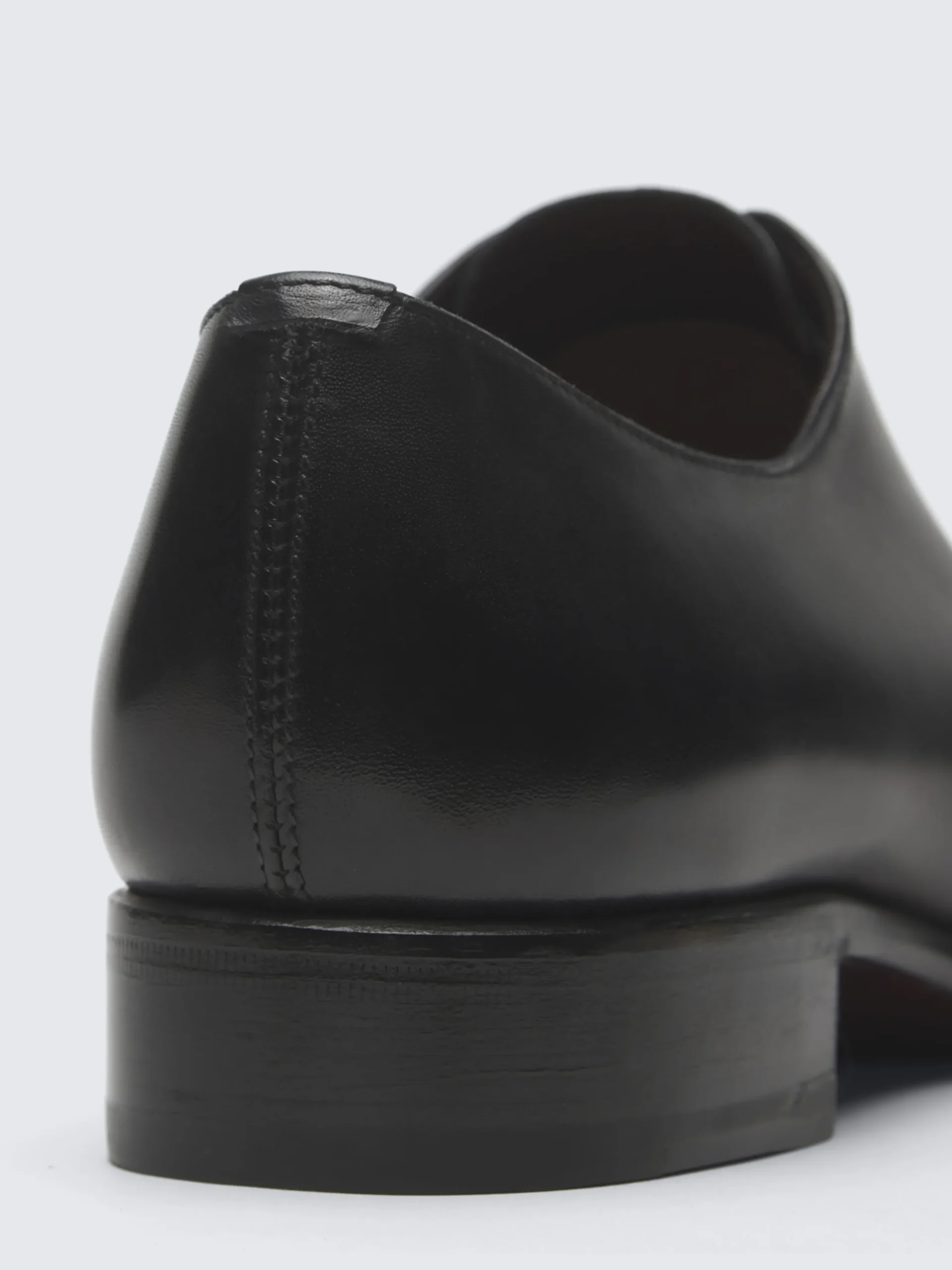 Essential black calf leather Milano oxford shoes