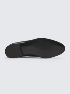 Essential black patent leather evening oxford shoes