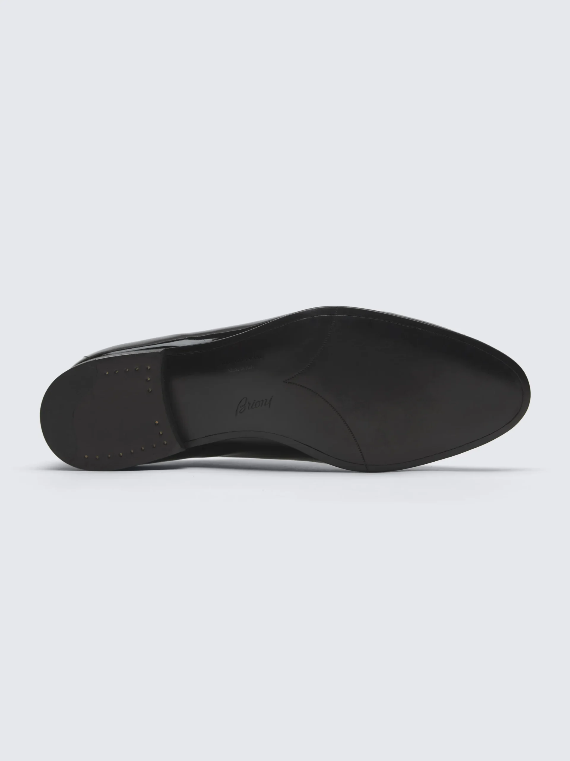 Essential black patent leather evening oxford shoes