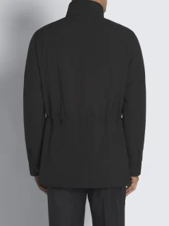 Essential midnight blue Performa field jacket