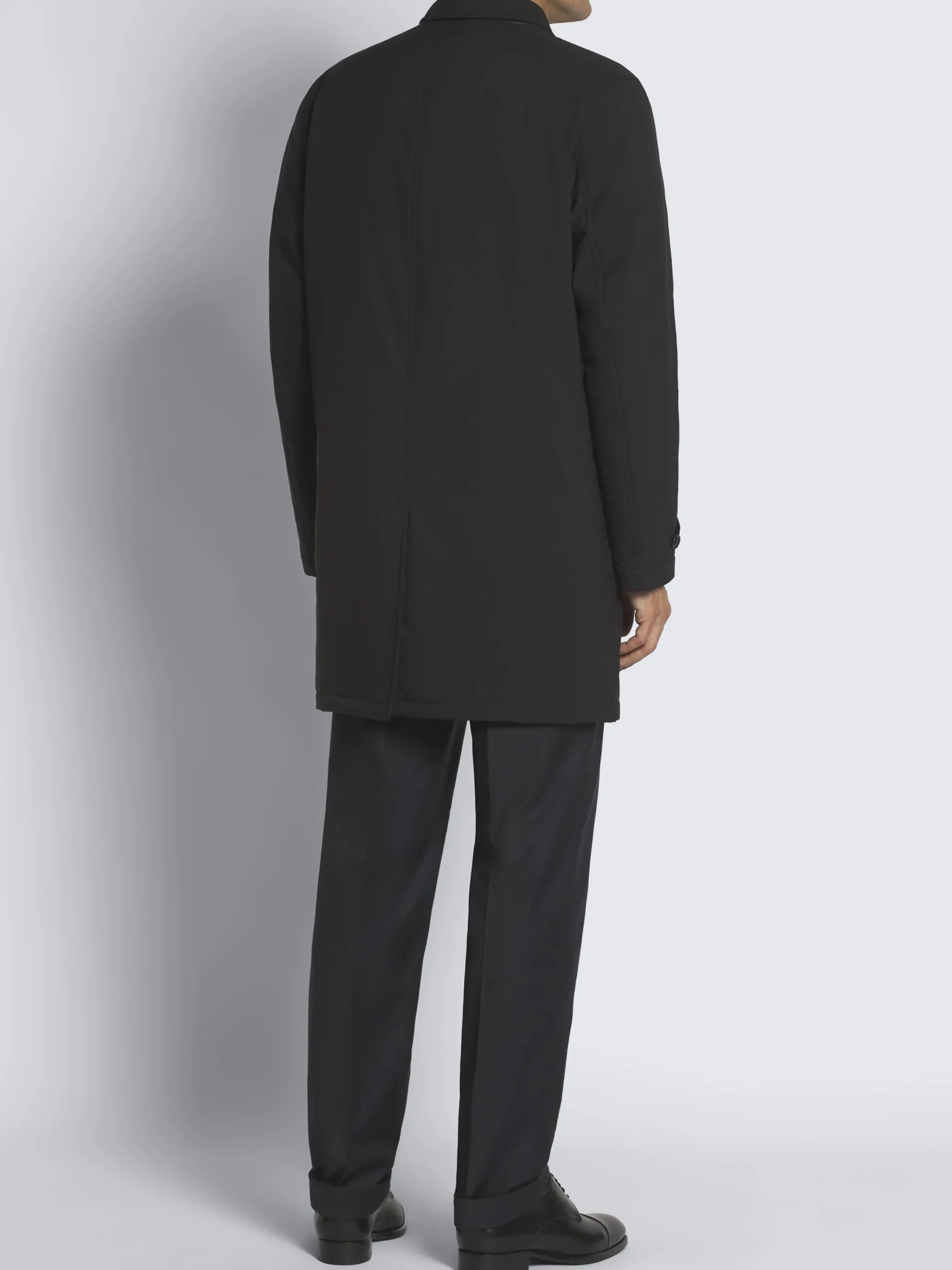 Essential midnight blue Performa car coat