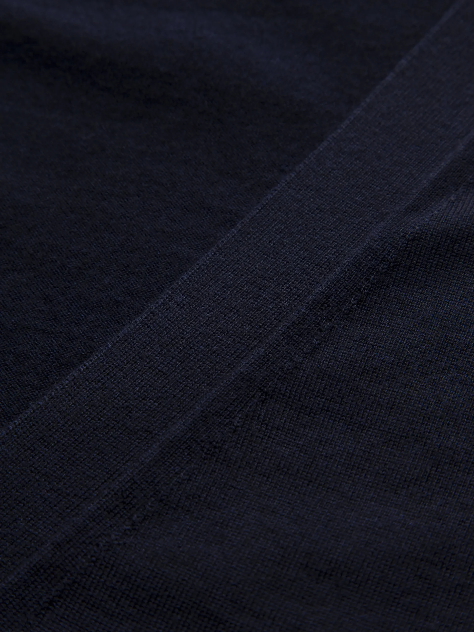 Essential midnight blue wool, cashmere and silk cardigan