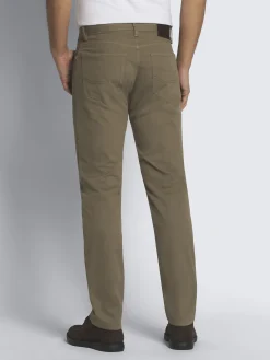 Essential military green organic stretch cotton Meribel jeans