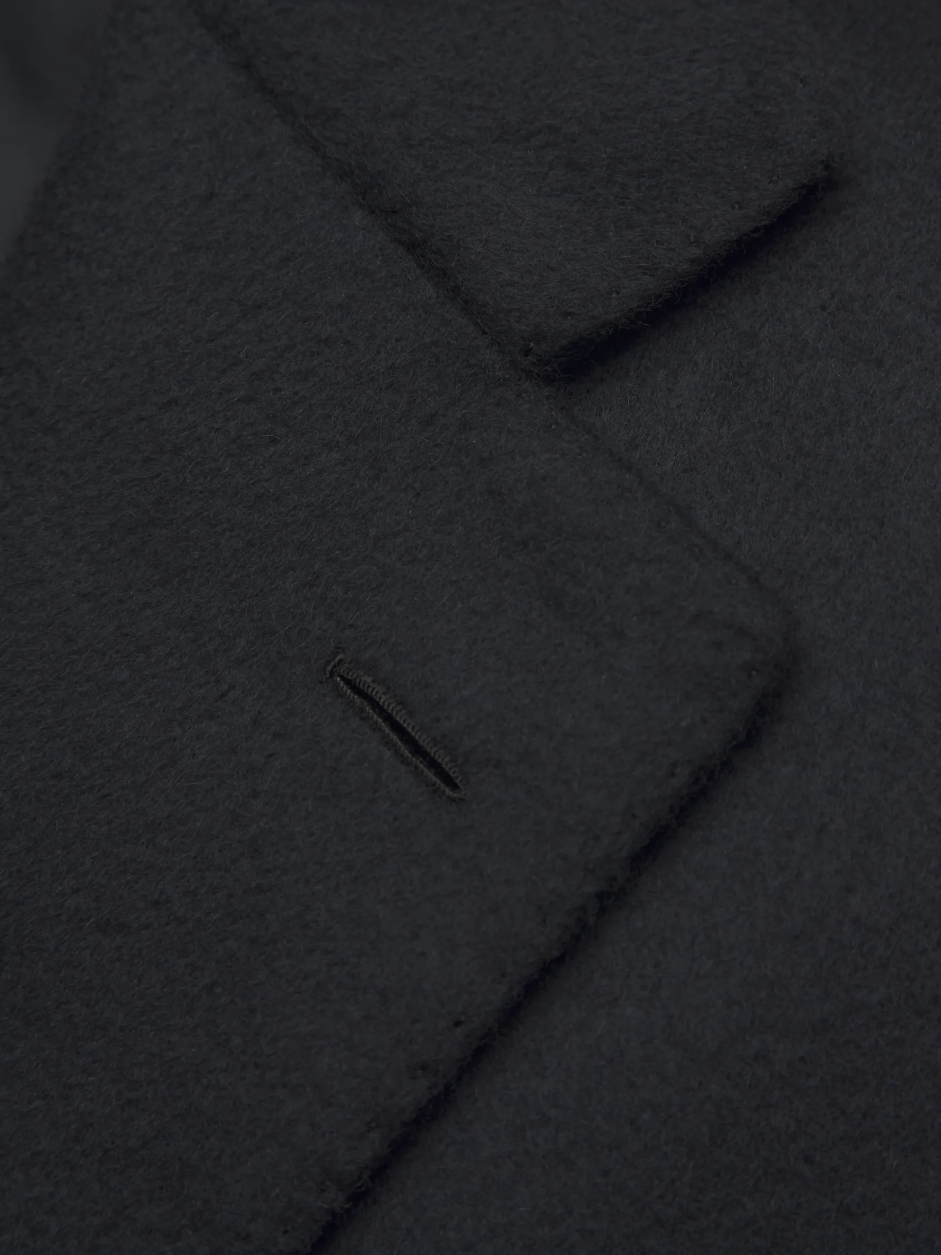 Essential navy blue cashmere Brunico overcoat