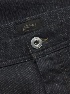 Essential navy blue organic stretch cotton Meribel jeans