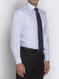 Essential sky blue Ventiquattro cotton formal shirt