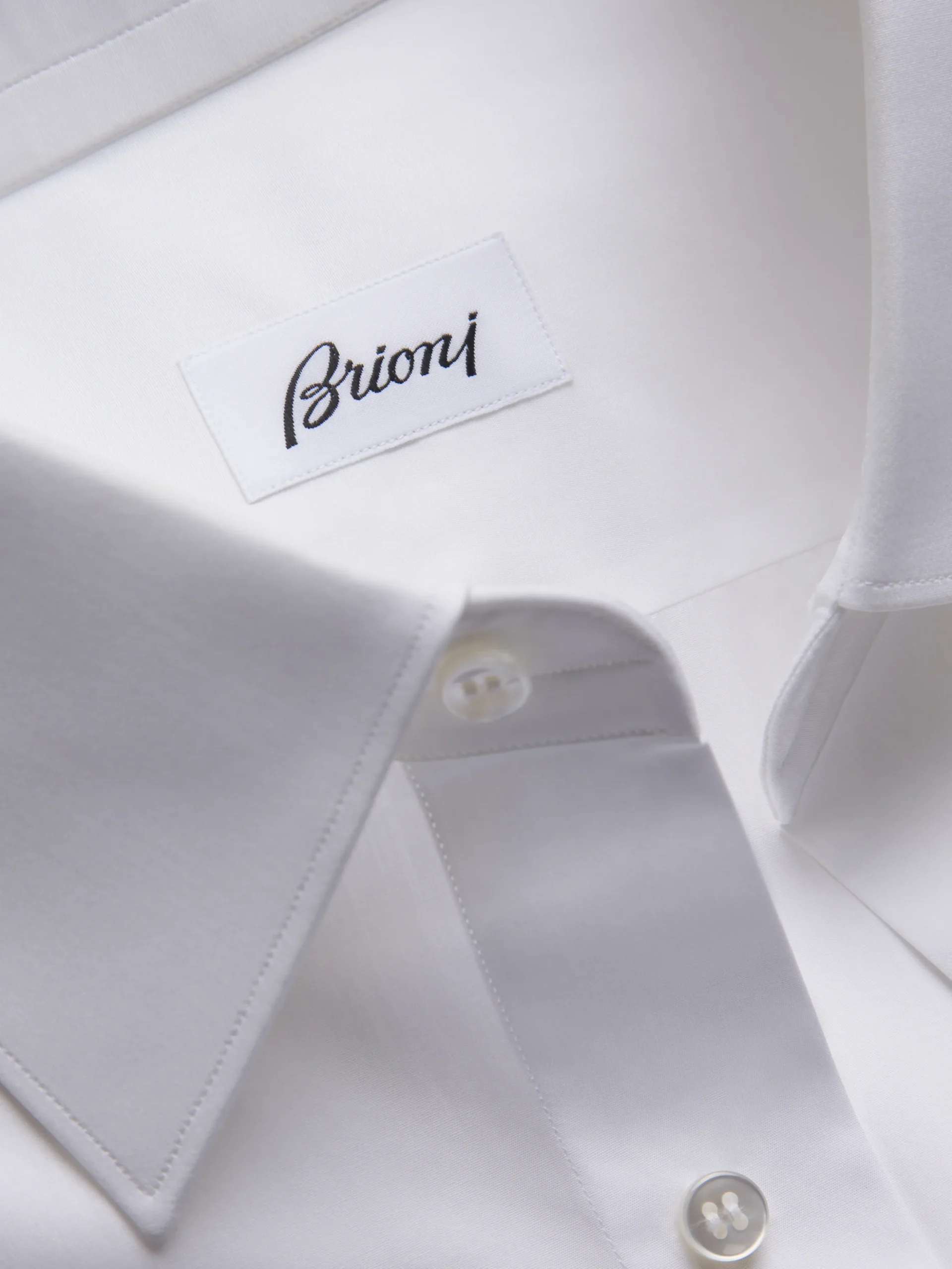 Essential white cotton French cuff formal shirt