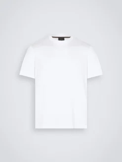 Essential white gassed organic cotton T-shirt