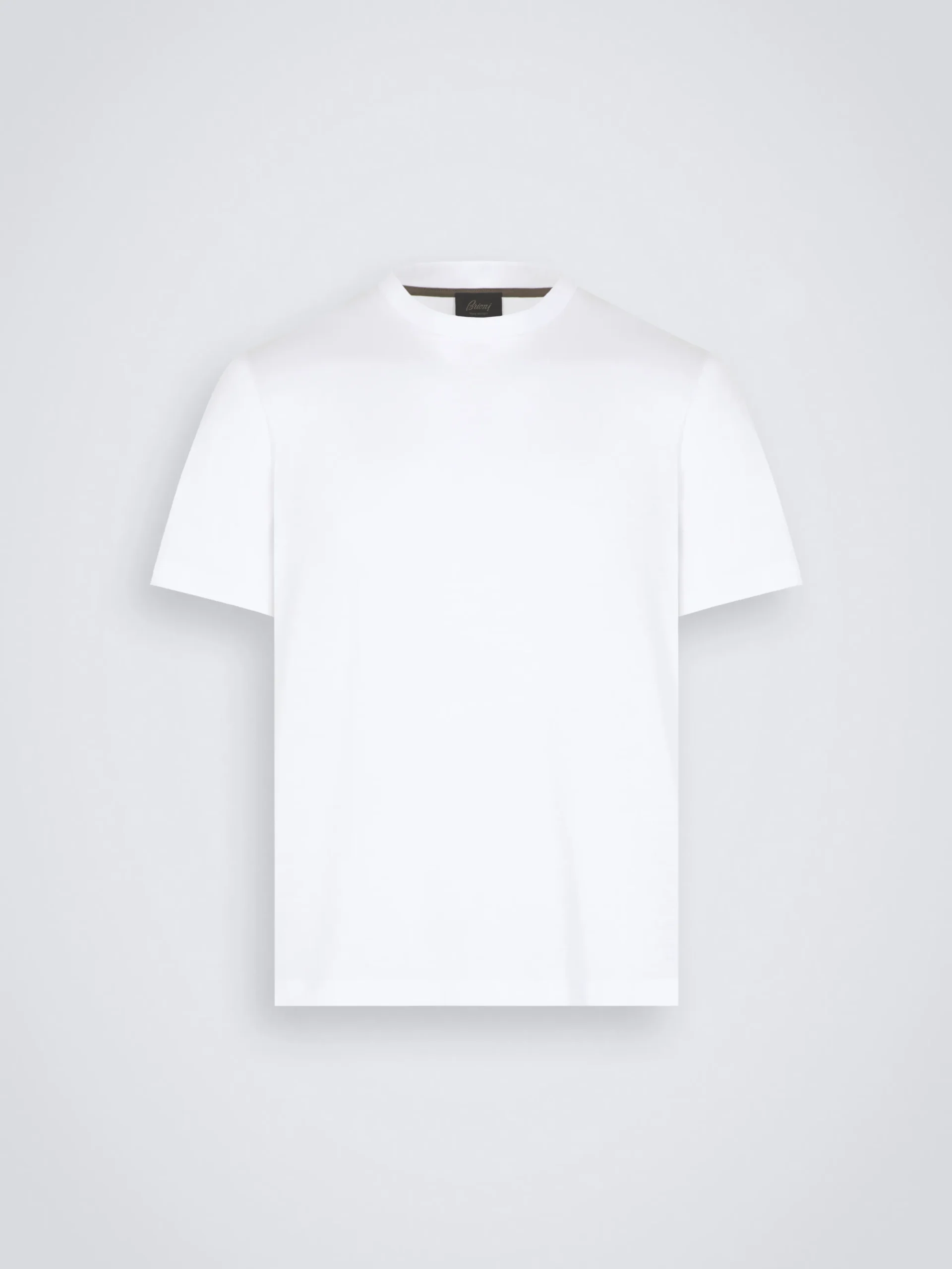 Essential white gassed organic cotton T-shirt
