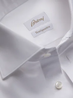 Essential white Ventiquattro cotton formal shirt