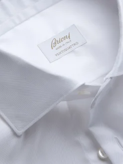 Essential white Ventiquattro cotton formal shirt
