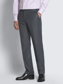 Grey and blue micro-checked Ventiquattro Plus wool Brunico suit