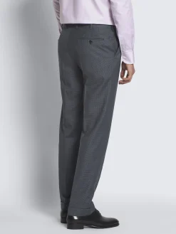 Grey and blue micro-checked Ventiquattro Plus wool Brunico suit