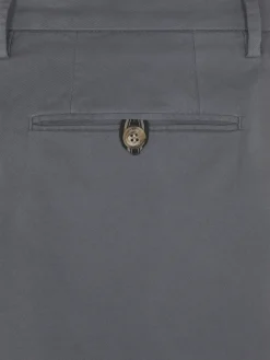 Grey organic stretch cotton Pienza trousers