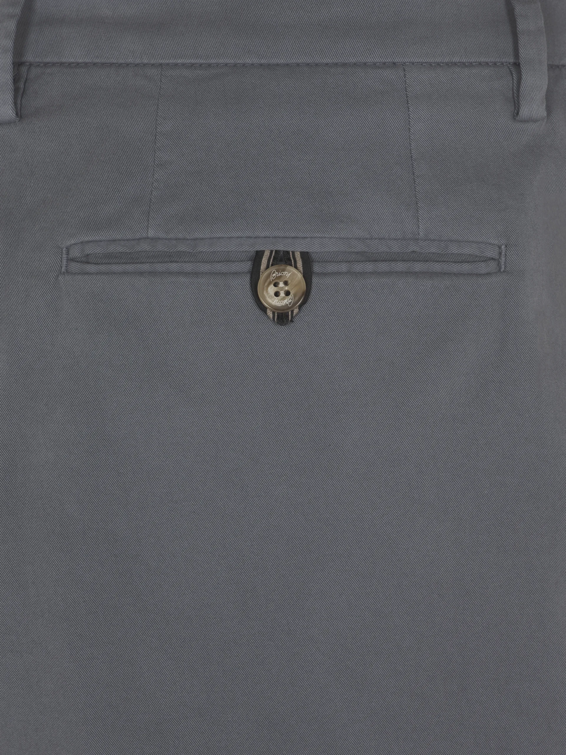 Grey organic stretch cotton Pienza trousers