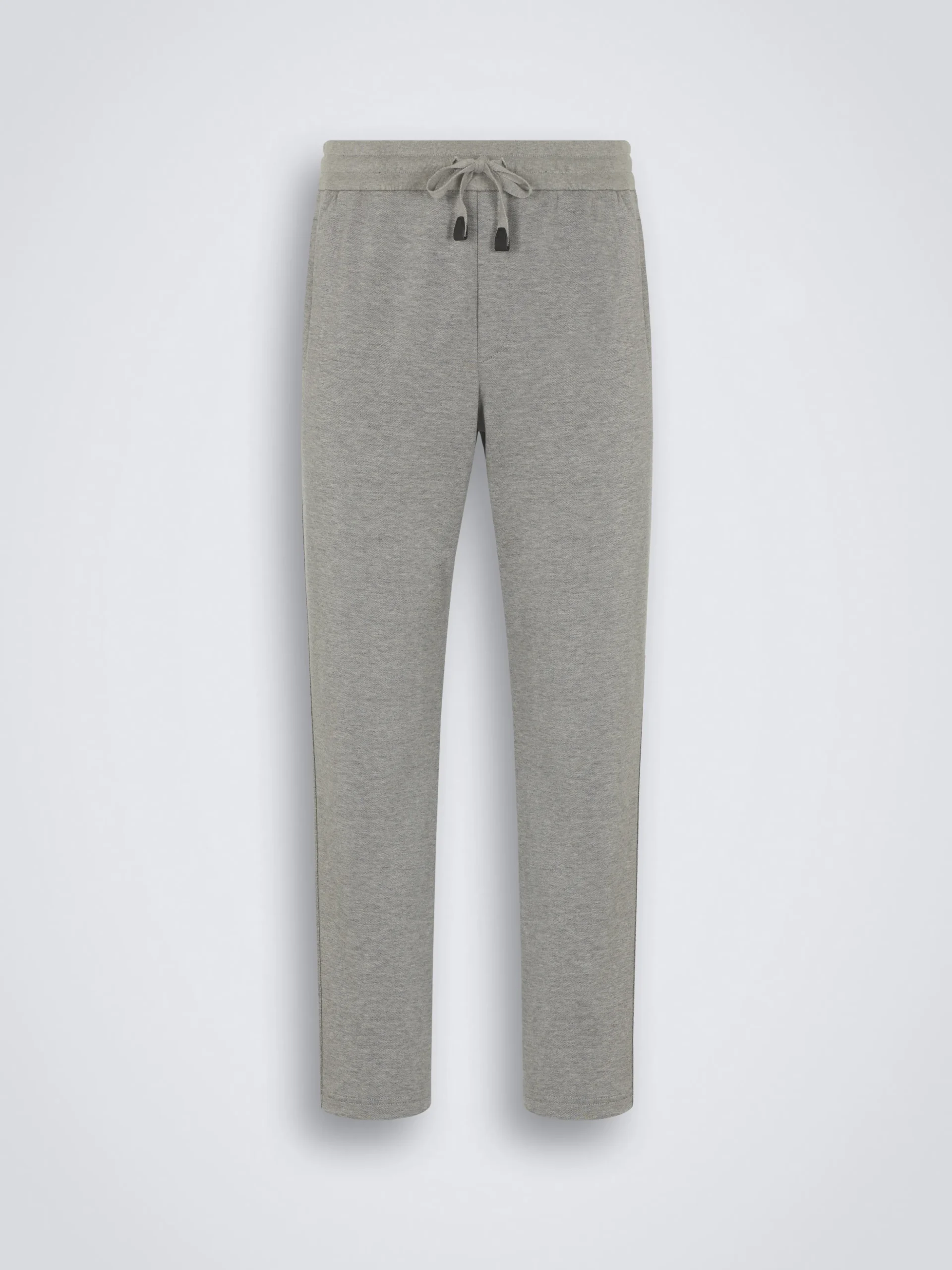 Grey stretch cotton sweatpants