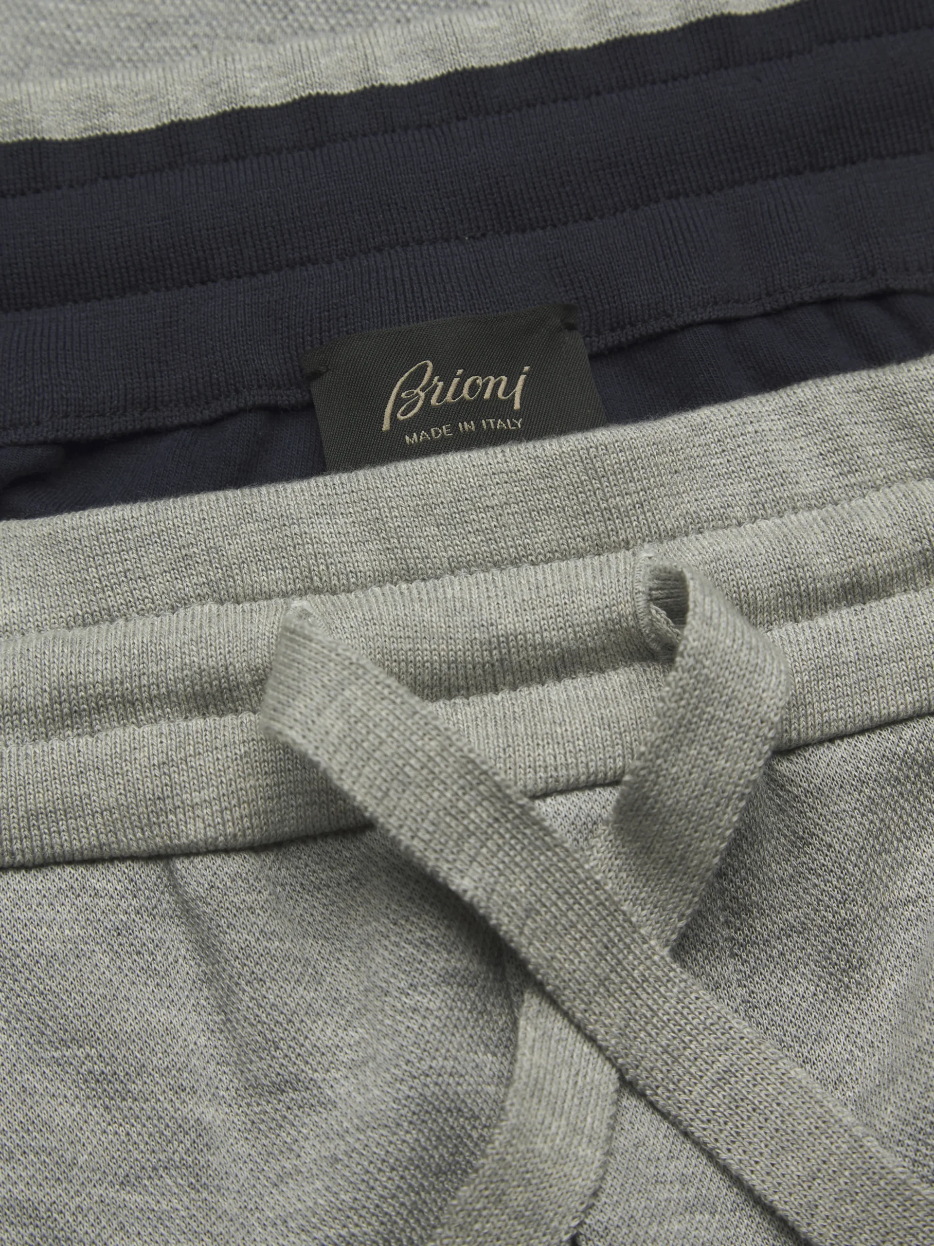 Grey stretch cotton sweatpants