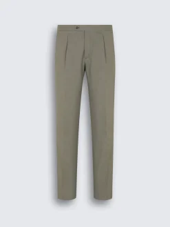 Ice grey micro motif wool, silk and linen Plume jacket