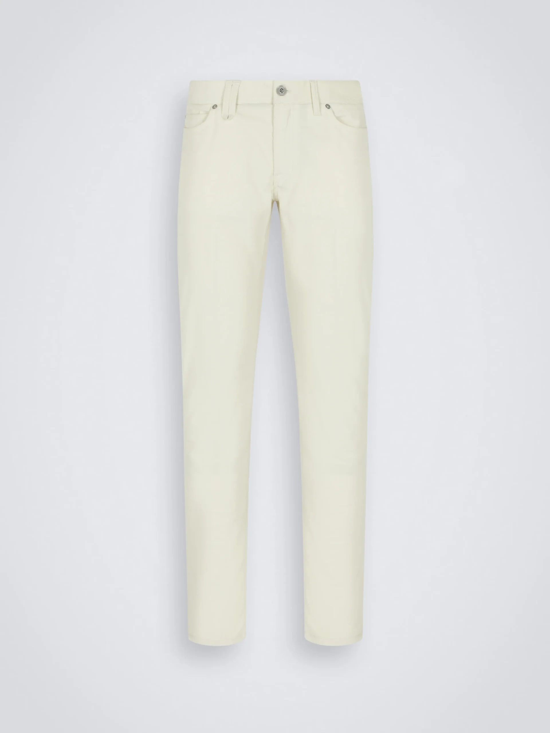 Ivory white cotton corduroy Meribel trousers
