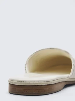 Ivory white python mules
