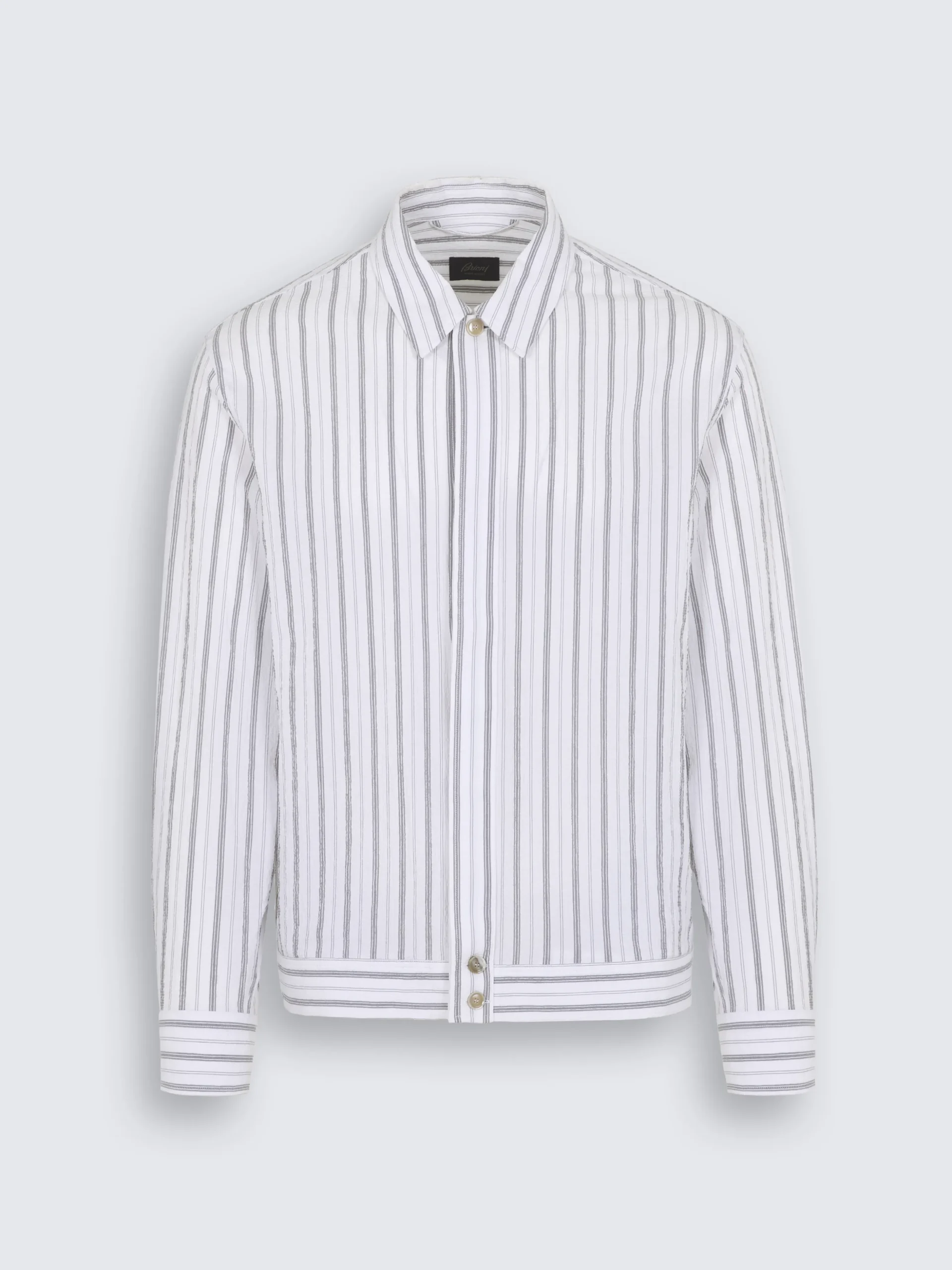 Ivory white Sea Island cotton piqué T-shirt