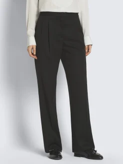 Ivory white silk French cuff evening shirt with plastron
