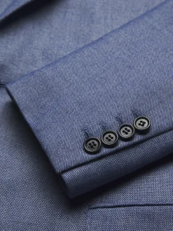 Light blue cashmere and vicuña Ravello jacket