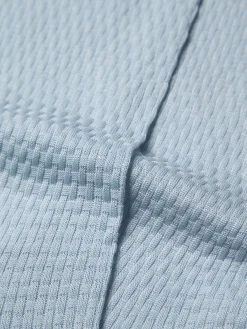 Light blue cotton Trama weave socks