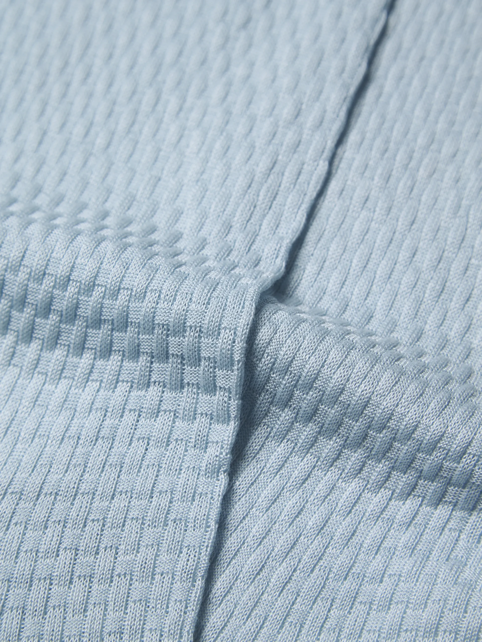 Light blue cotton Trama weave socks