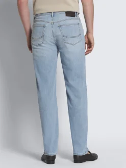 Light blue stretch cotton Merano jeans