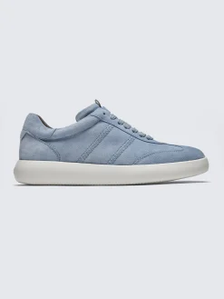 Light blue suede Olympia sneakers
