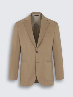 Light brown silk Soffio jacket