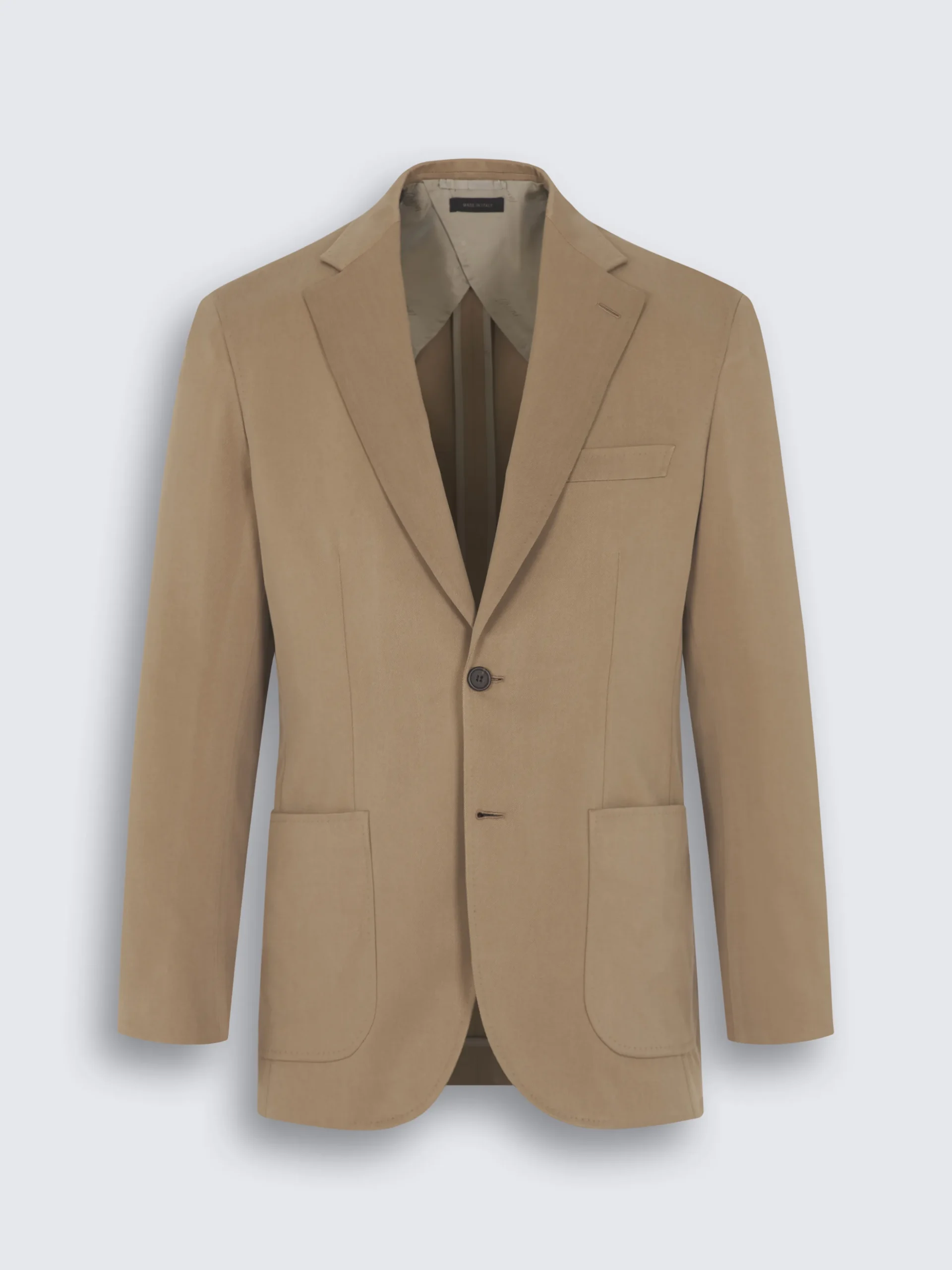 Light brown silk Soffio jacket