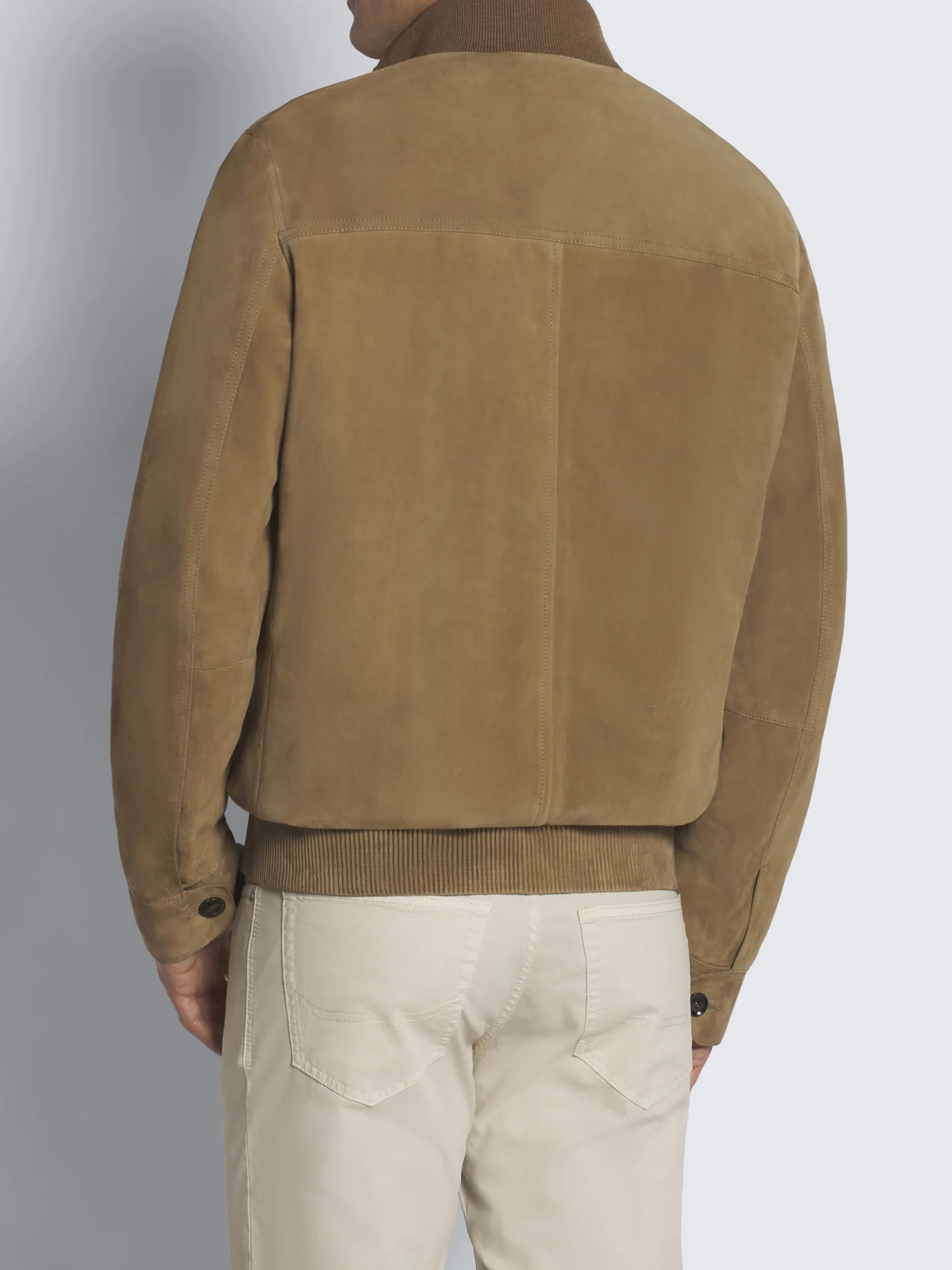 Light brown suede 75 Blouson