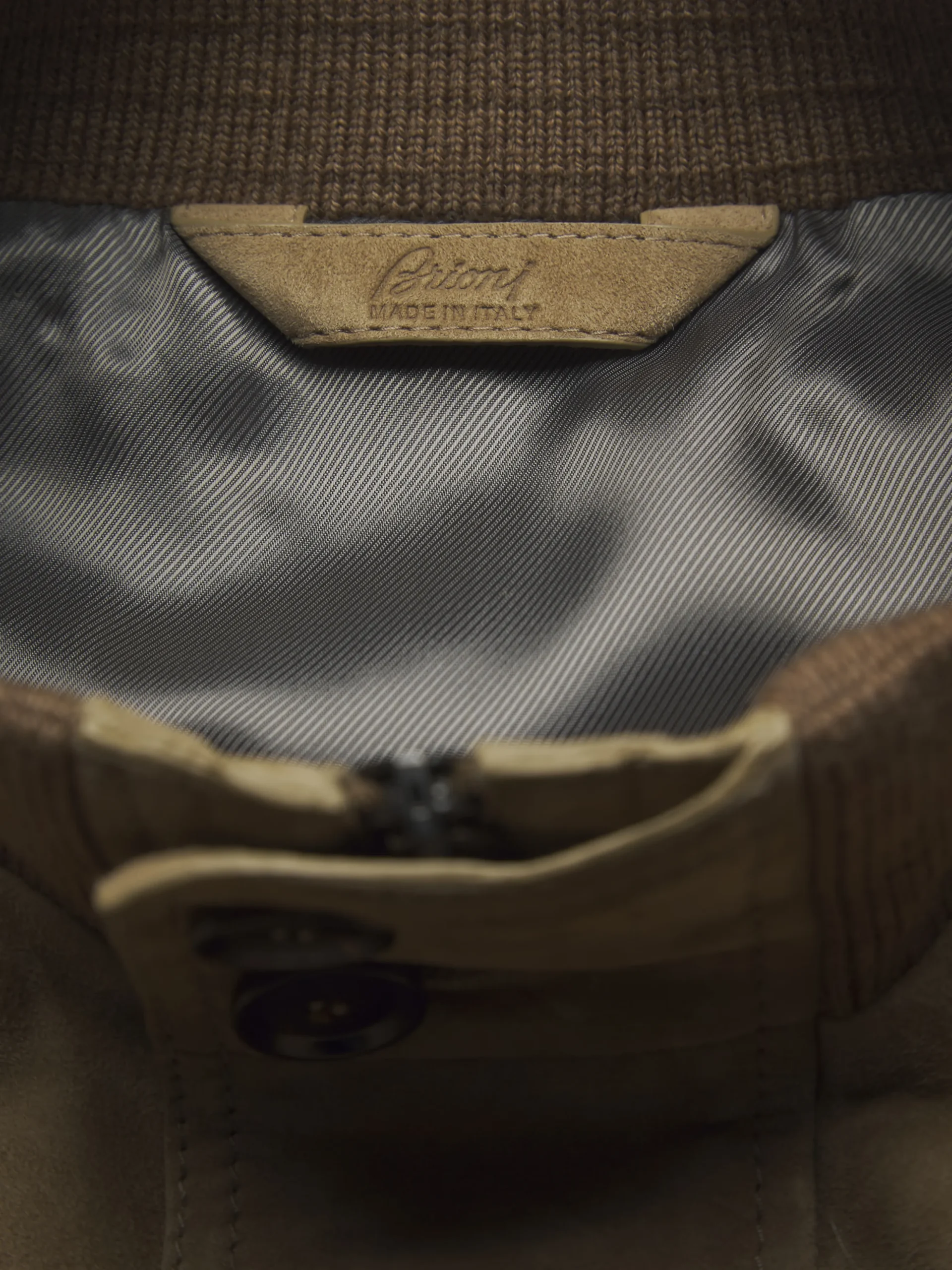 Light brown suede 75 Blouson