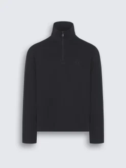 Light brown technical wool polo