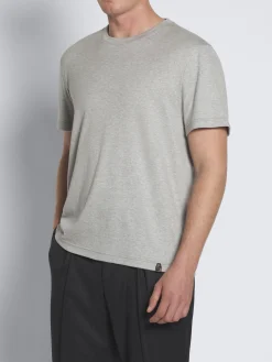 Light grey Sea Island cotton T-shirt