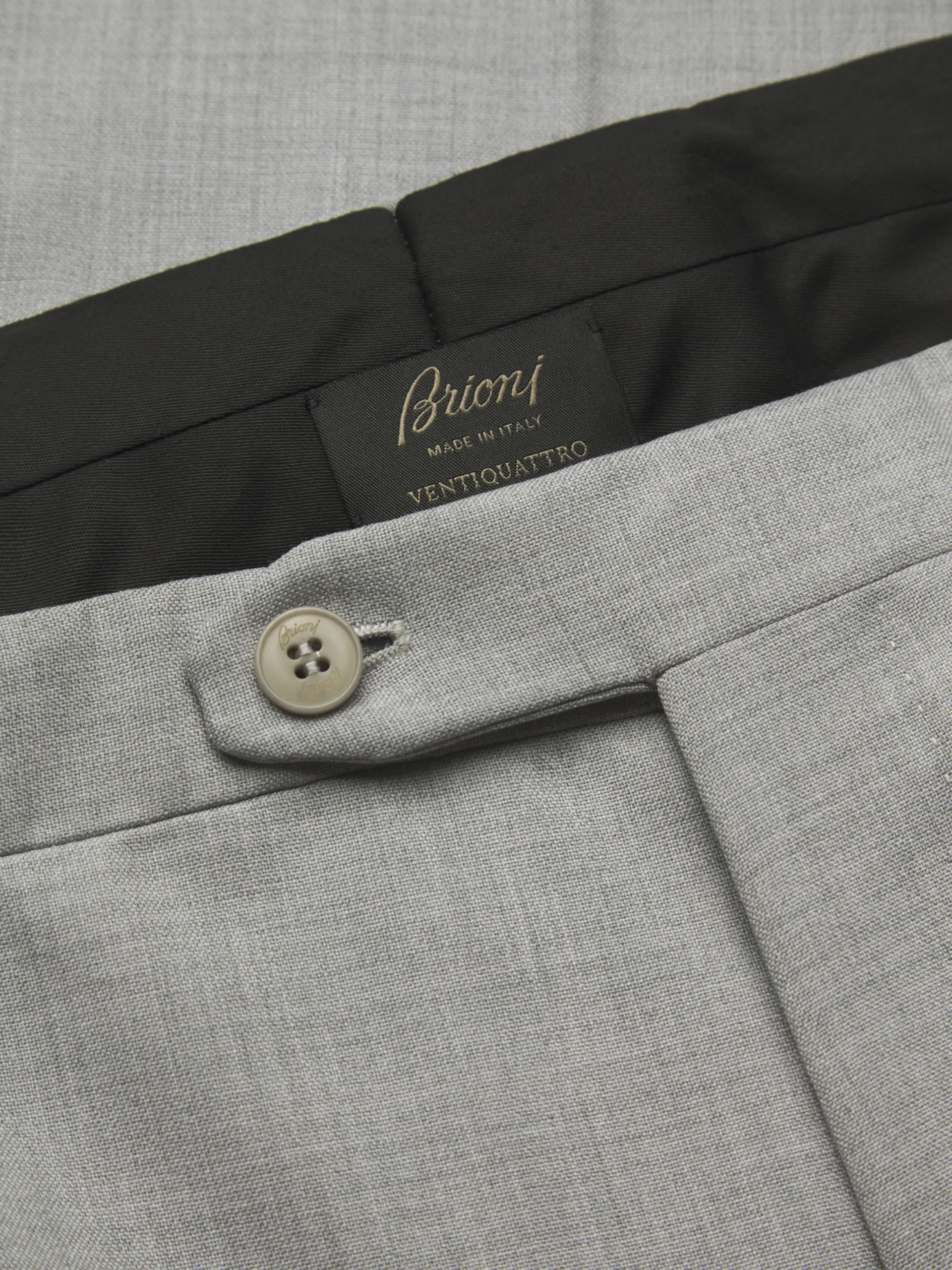 Light grey Ventiquattro wool Journey trousers