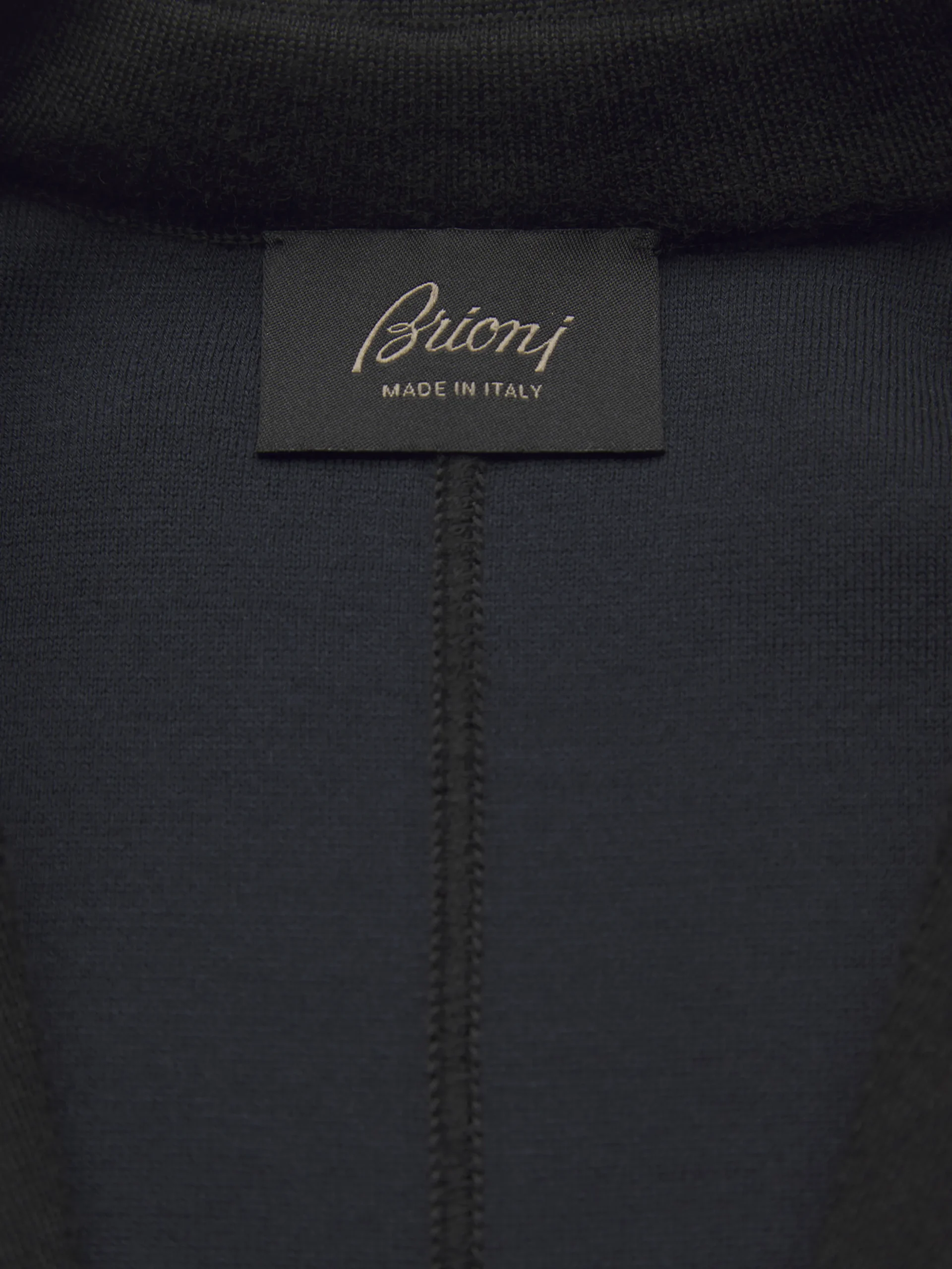 Midnight blue cashmere and silk blazer