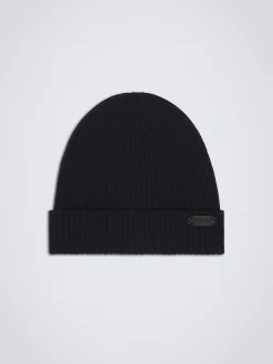 Midnight blue cashmere beanie