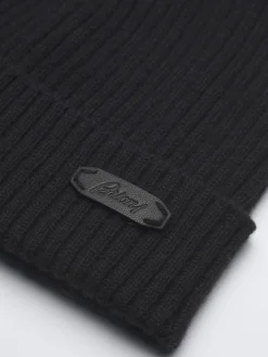 Midnight blue cashmere beanie