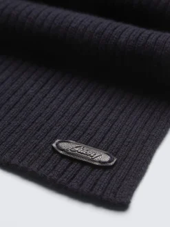 Midnight blue cashmere scarf