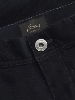 Midnight blue cotton corduroy Chamonix jeans