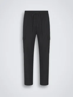 Midnight blue flannel wool twill Lucca trousers