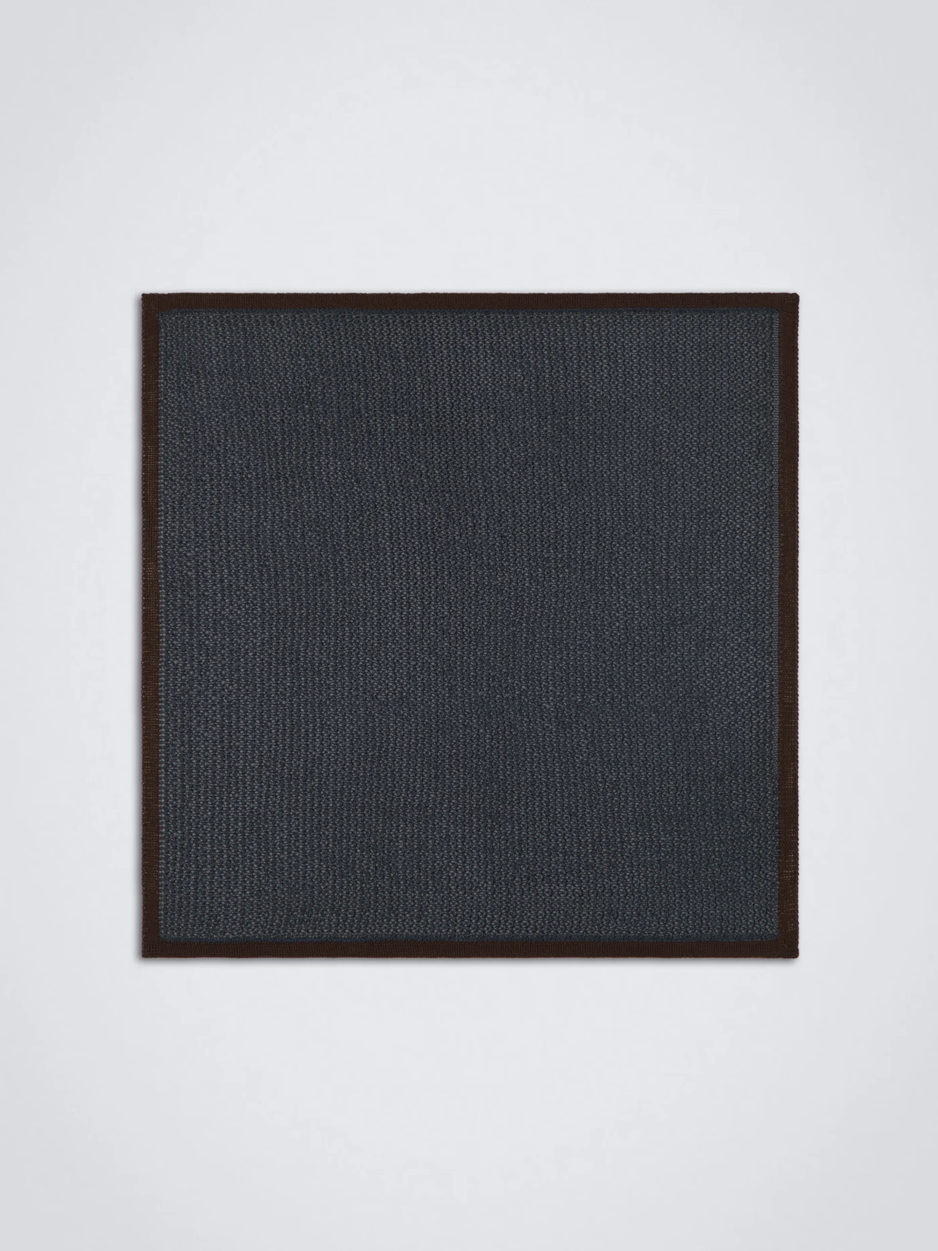 Midnight blue knitted silk pocket square