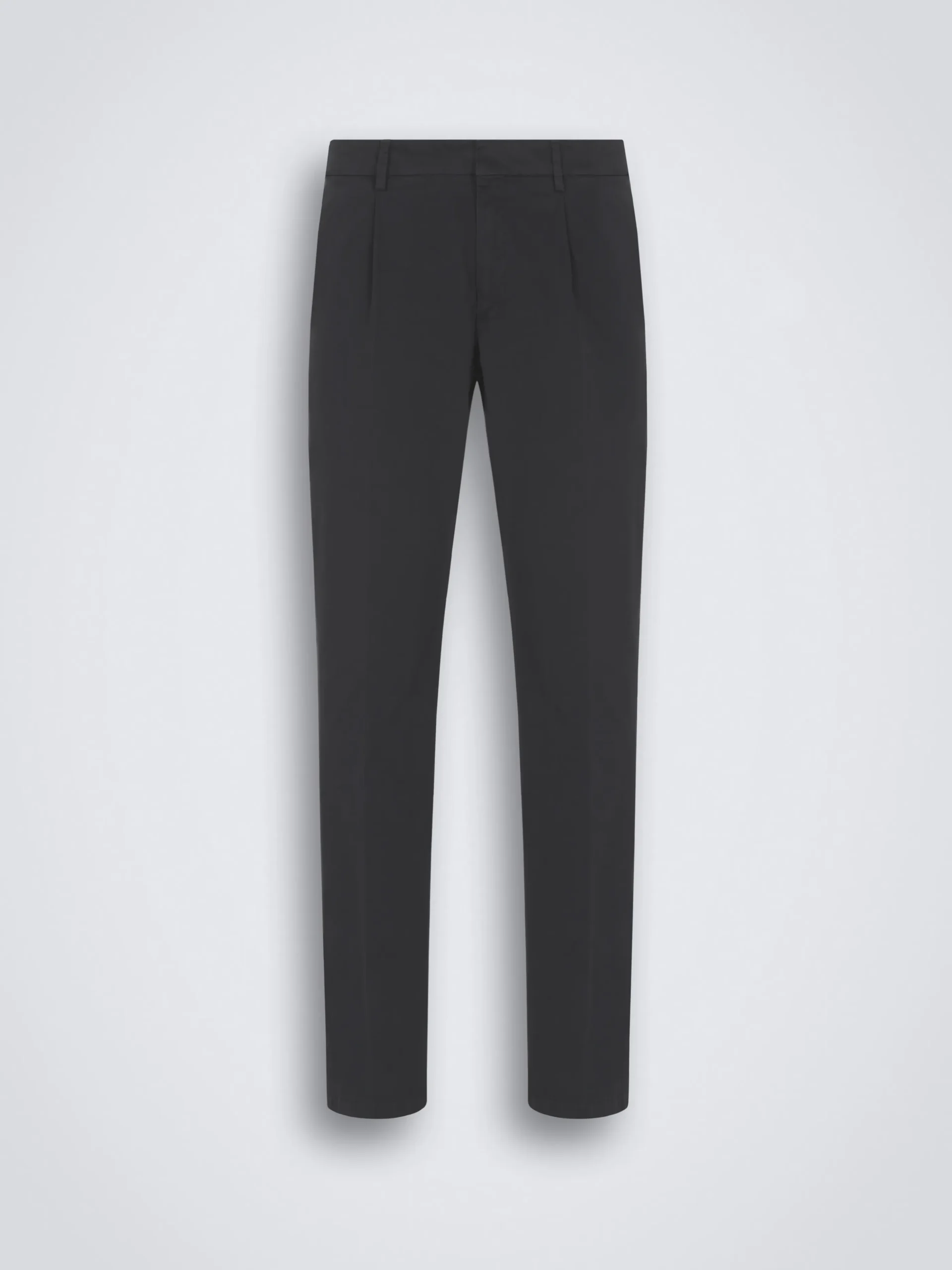 Midnight blue organic stretch cotton Pienza trousers