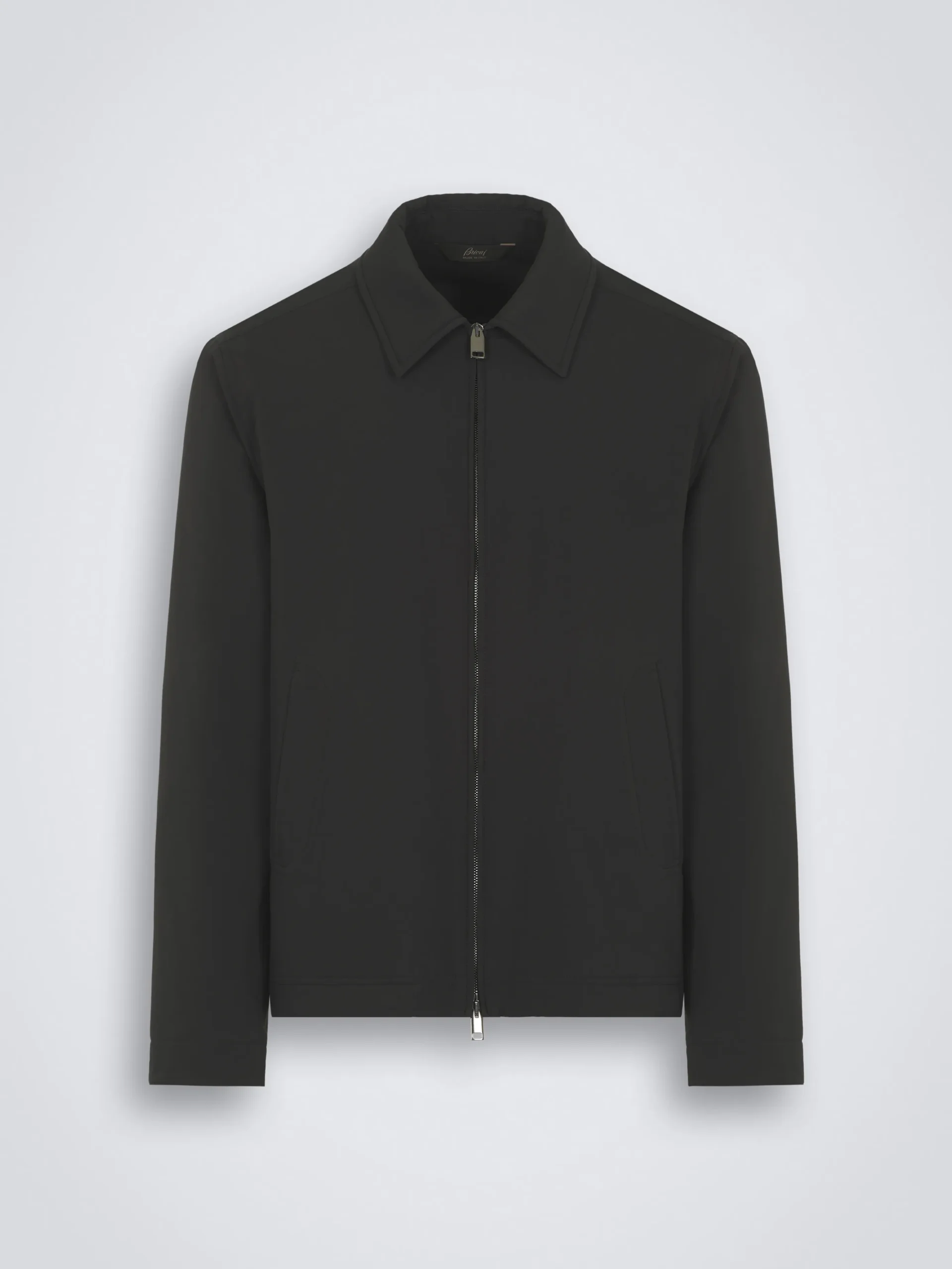 Midnight blue Performa shirt collar blouson