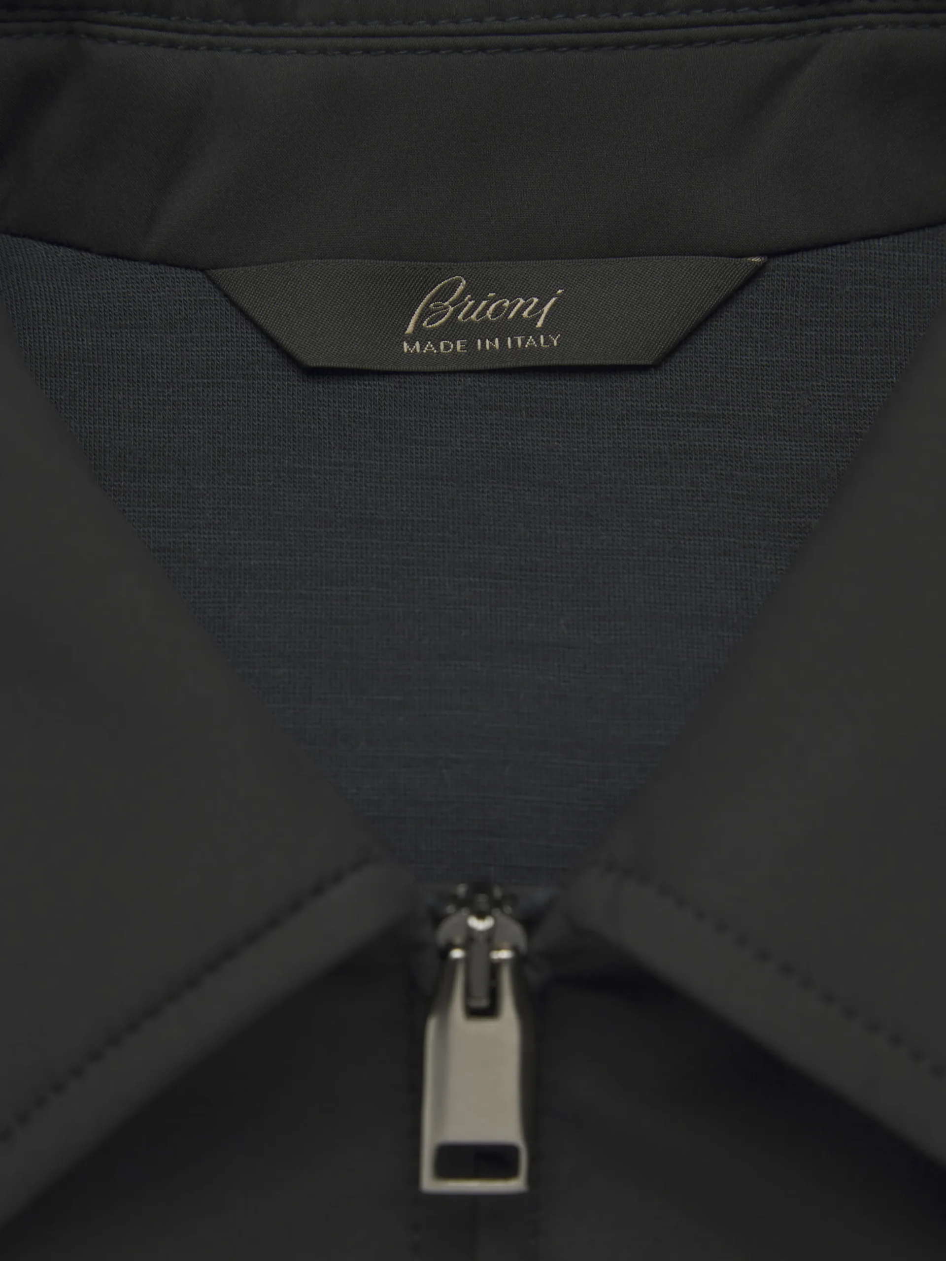 Midnight blue Performa shirt collar blouson